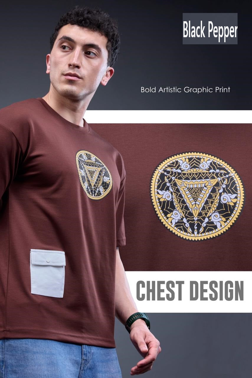 Vol 42 To 49 Black Pepper Interlock Mens Tshirts Wholesale Price