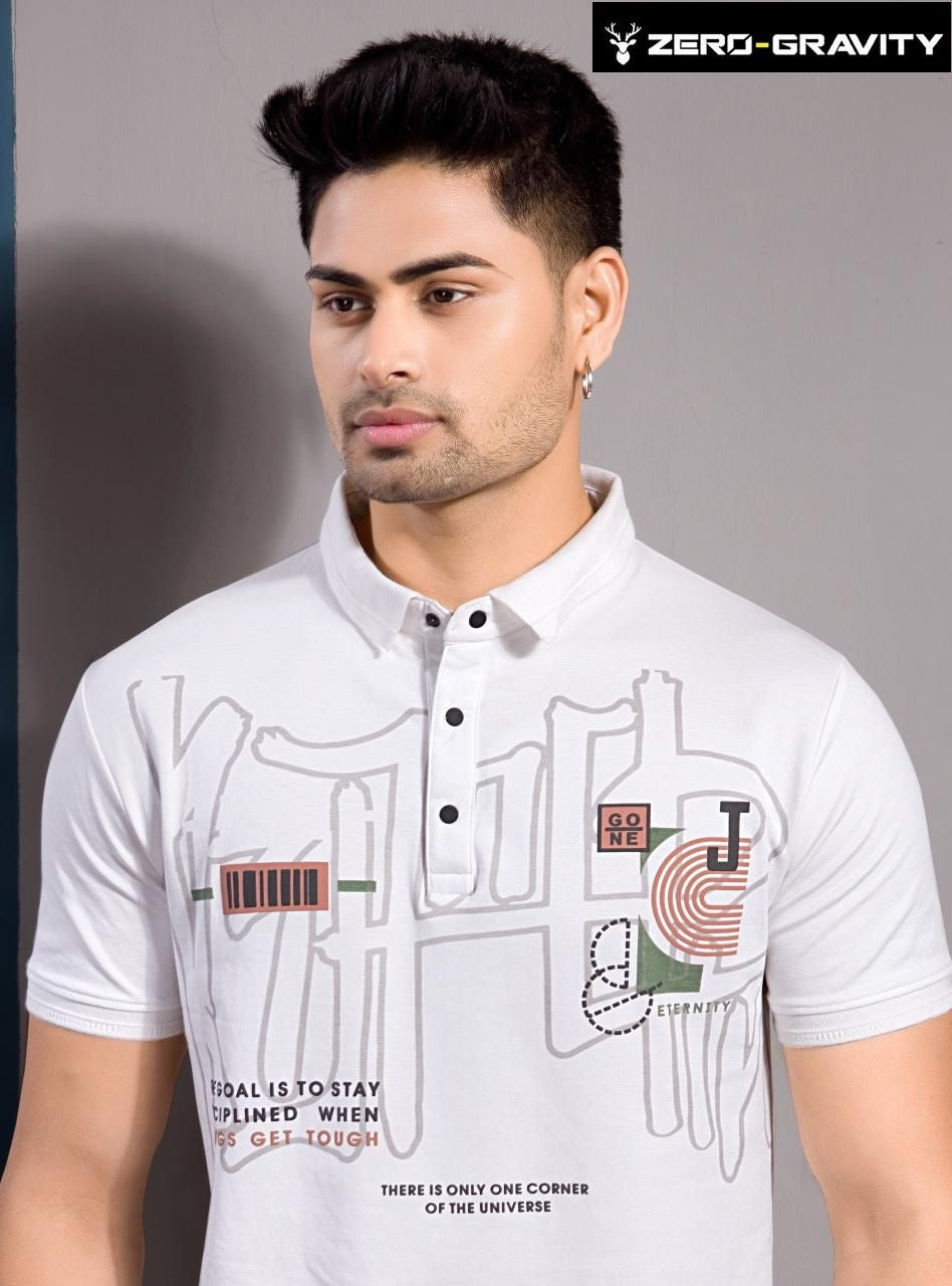 Vol 4314-4321 Zero Gravity Canvas Interlock Mens Tshirts Exporter Gujarat