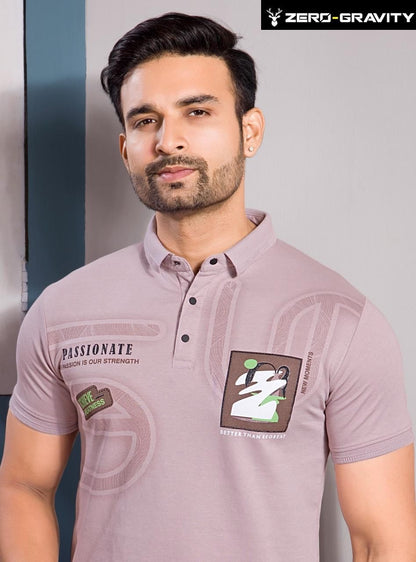 Vol 4314-4321 Zero Gravity Canvas Interlock Mens Tshirts Exporter Gujarat