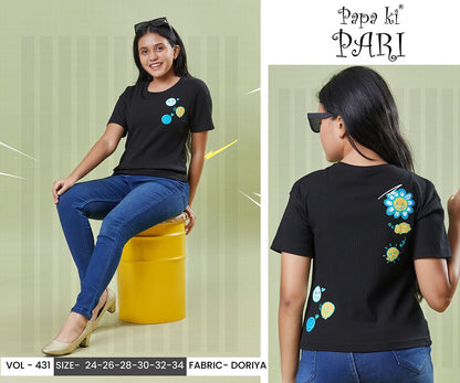 Vol 431 Papa Ki Pari Girls Tshirt Supplier Gujarat