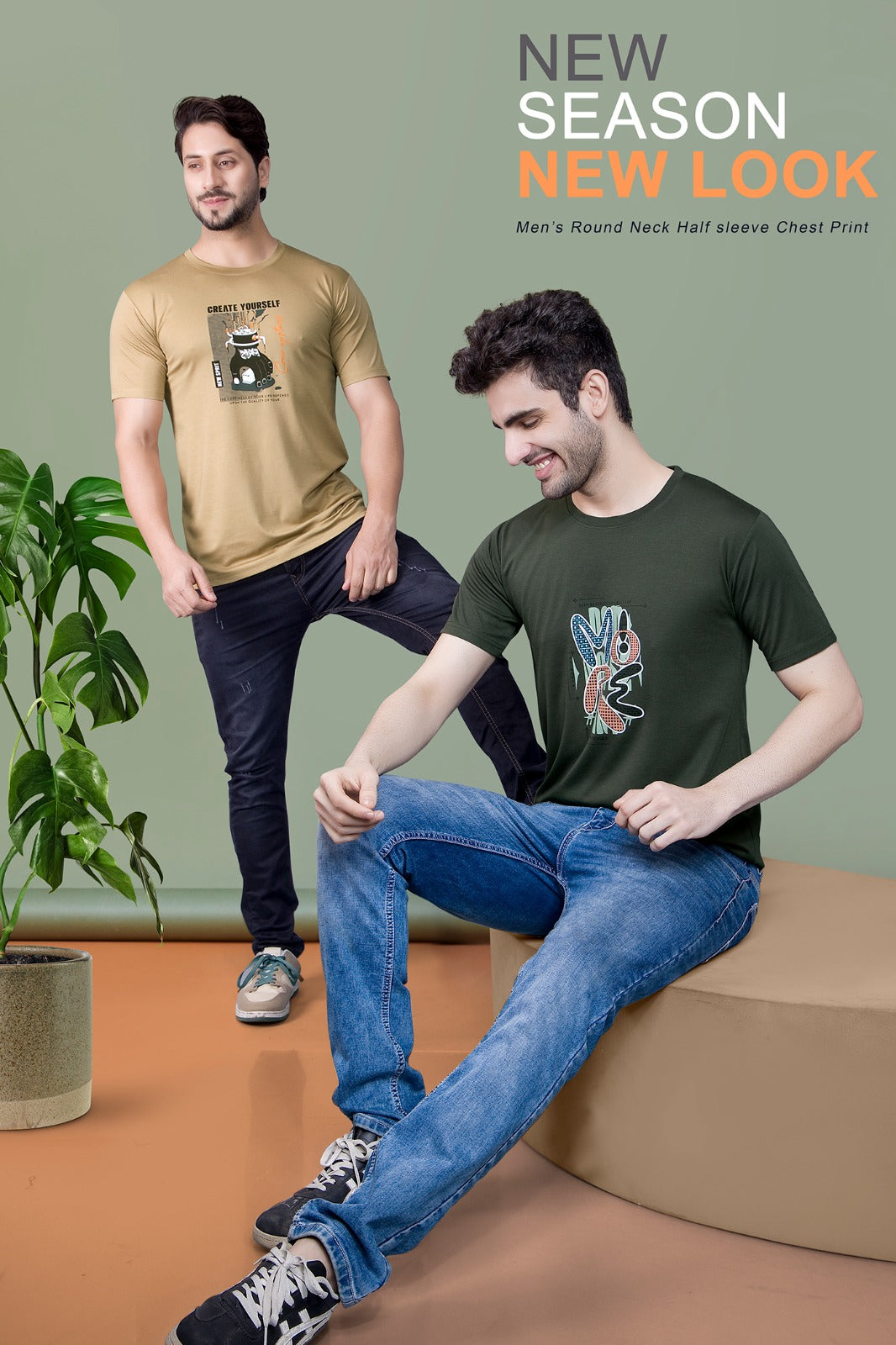 Vol 433 Neu Fit Imported Mens Tshirts Supplier Gujarat