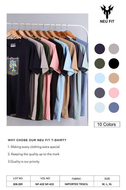 Vol 433 Neu Fit Imported Mens Tshirts Supplier Gujarat