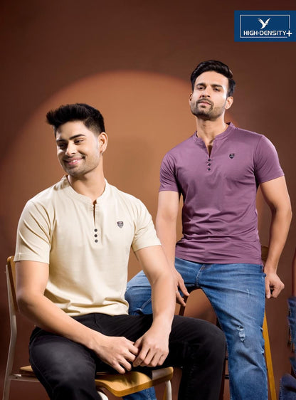 Vol 4340-4347 High Density Tencil Lycra Mens Tshirts Supplier India