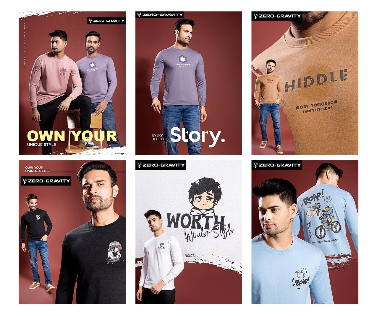 Vol 4397 - 4402 Zero Gravity Looper Mens Tshirts Wholesale Price