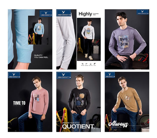 Vol 4403 - 4408 High Density Looper Mens Tshirts Exporter