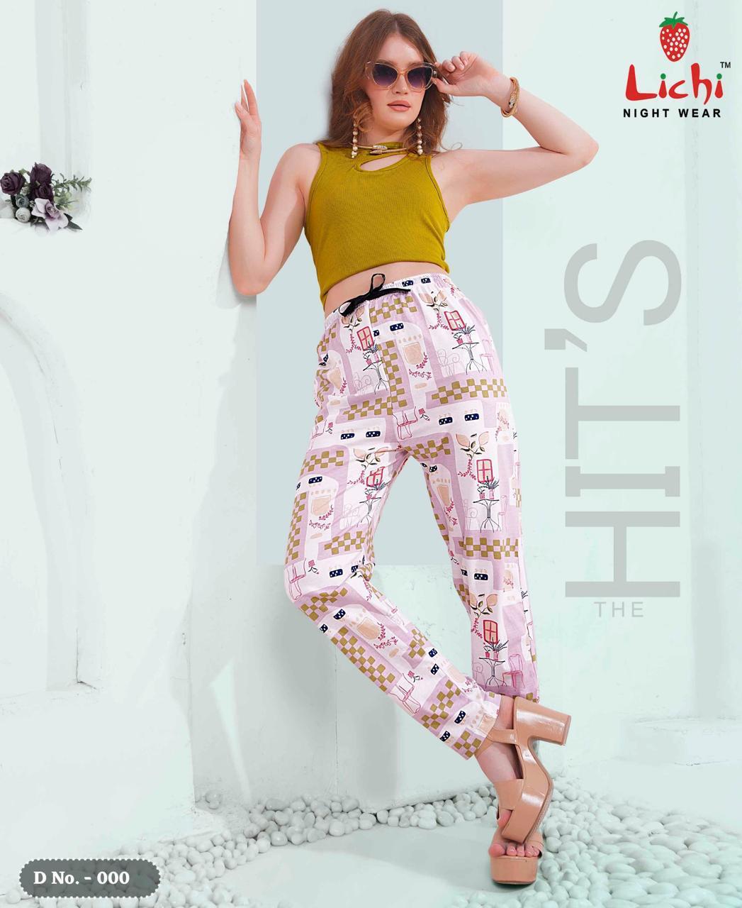 Vol 441 B Lichi Cotton Women Night Lower Supplier Gujarat