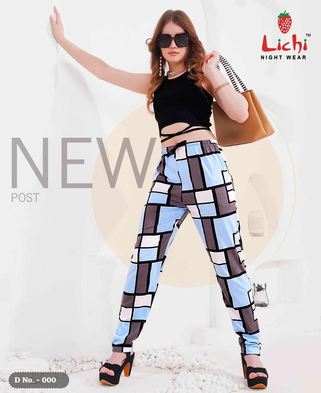Vol 441 B Lichi Cotton Women Night Lower Supplier Gujarat