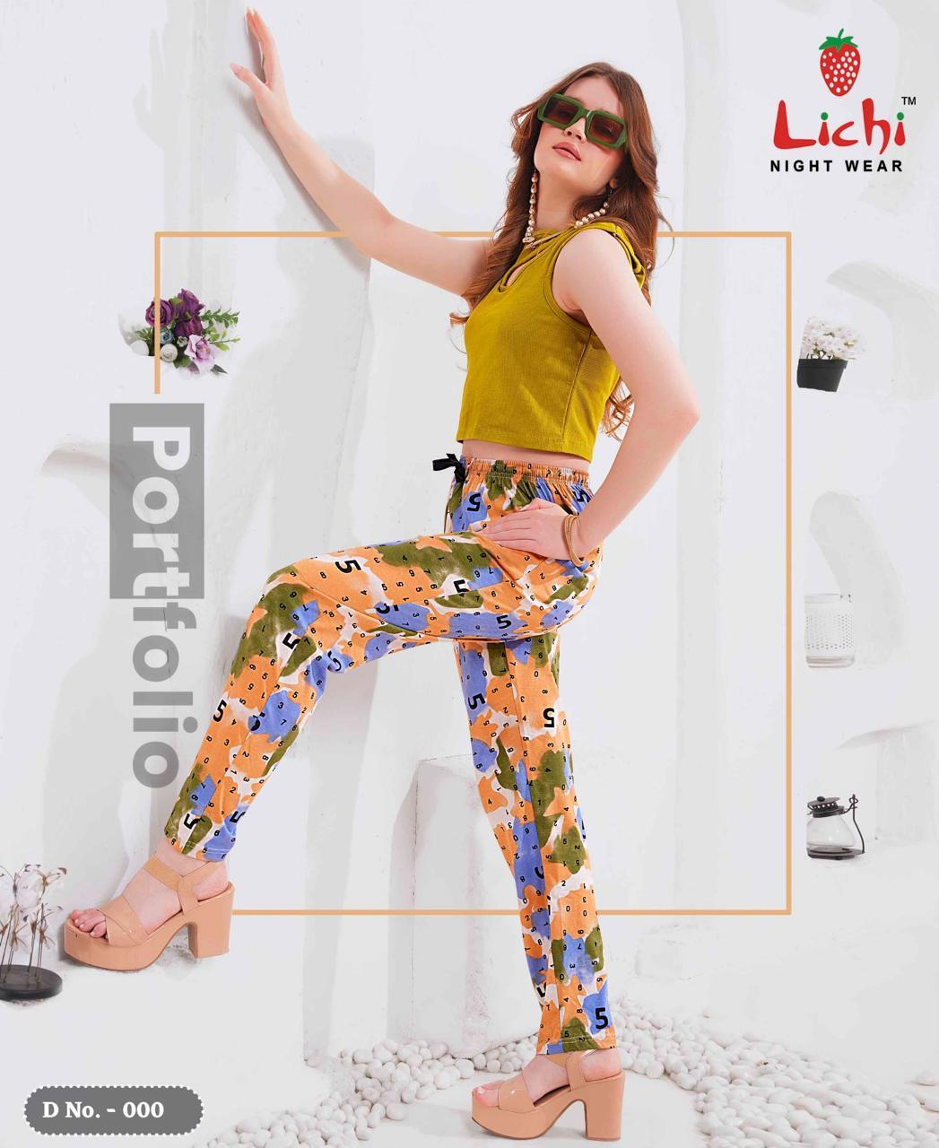 Vol 441 B Lichi Cotton Women Night Lower Supplier Gujarat