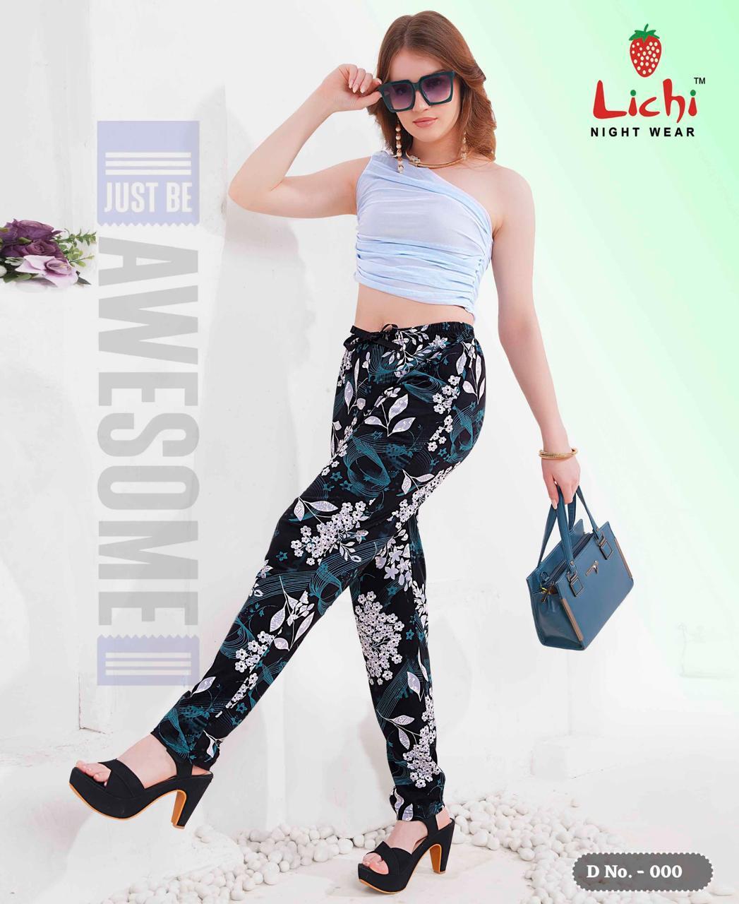 Vol 441 B Lichi Cotton Women Night Lower Supplier Gujarat
