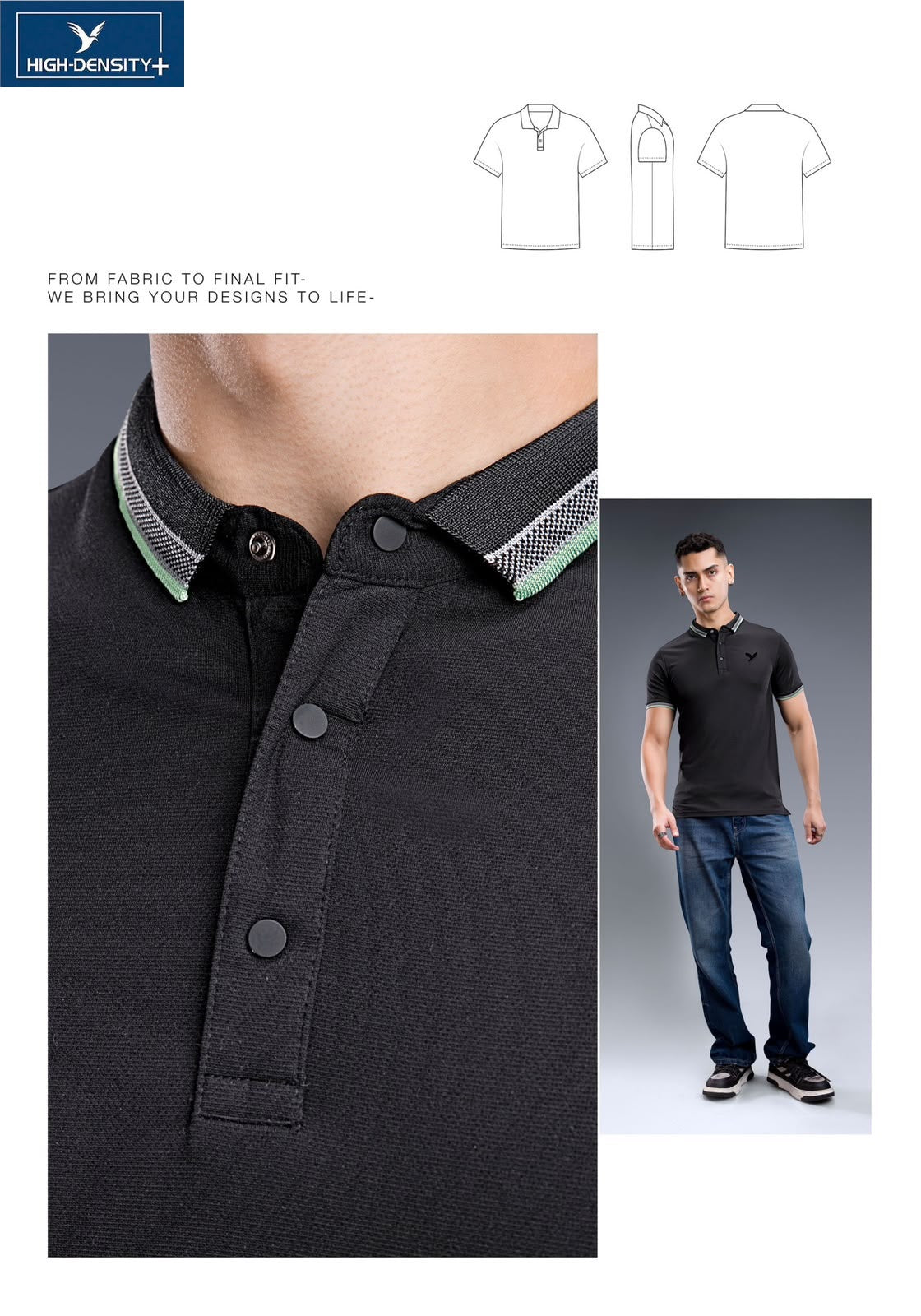 Vol 442 To 449 Plus Size High Density Dobby Mens Tshirts Manufacturer Ahmedabad