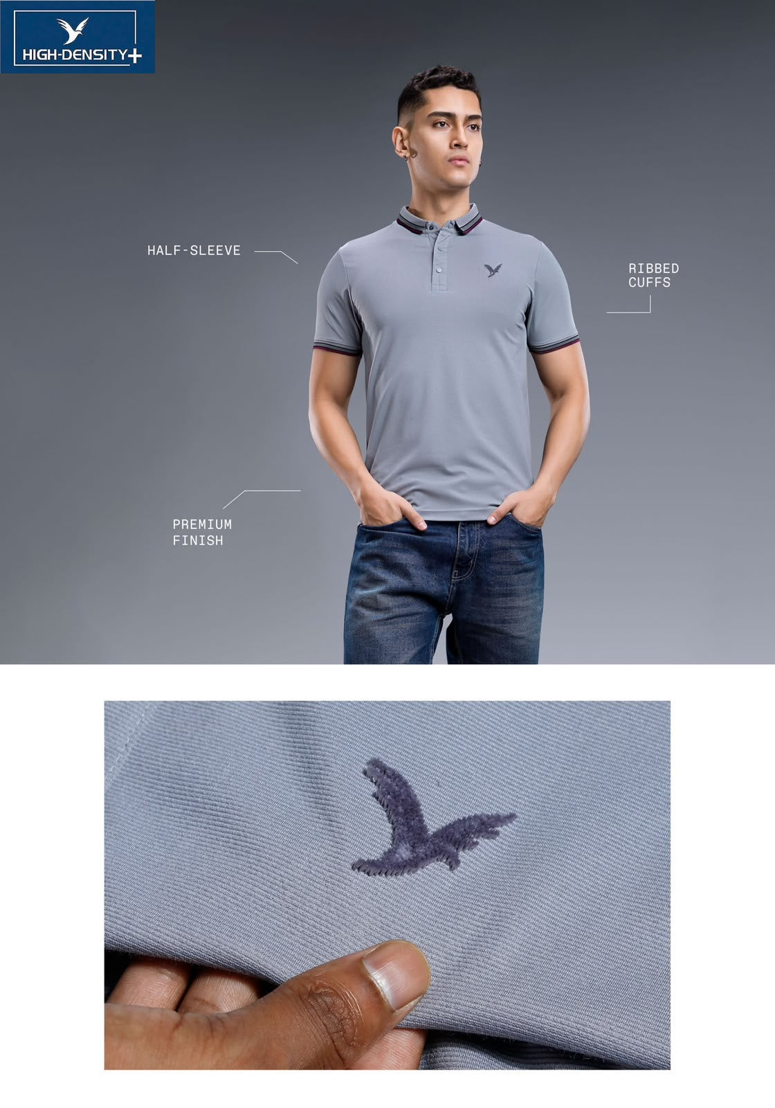 Vol 442 To 449 Plus Size High Density Dobby Mens Tshirts Manufacturer Ahmedabad
