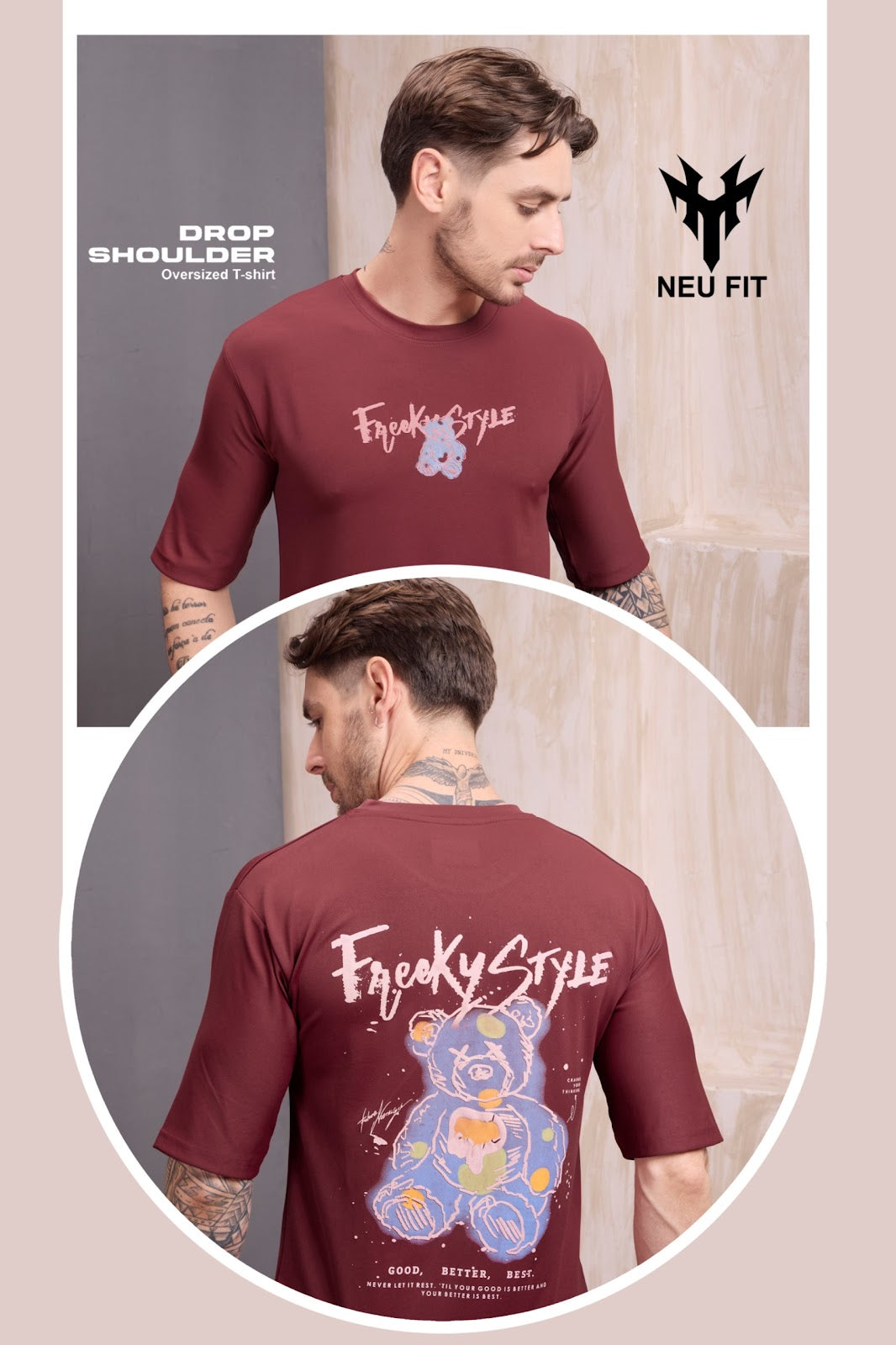 Vol 447 Neu Fit Looper Mens Tshirts Exporter Ahmedabad
