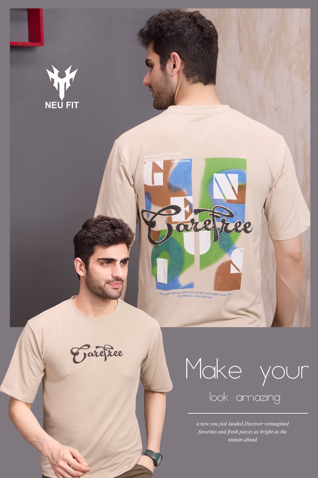 Vol 447 Neu Fit Looper Mens Tshirts Exporter Ahmedabad
