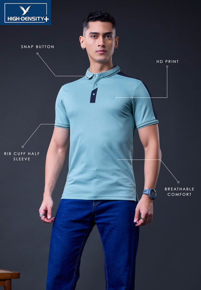 Vol 450 To 457 Dobby High Density Lycra Mens Tshirts Wholesaler