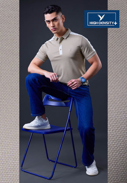 Vol 450 To 457 Dobby High Density Lycra Mens Tshirts Wholesaler