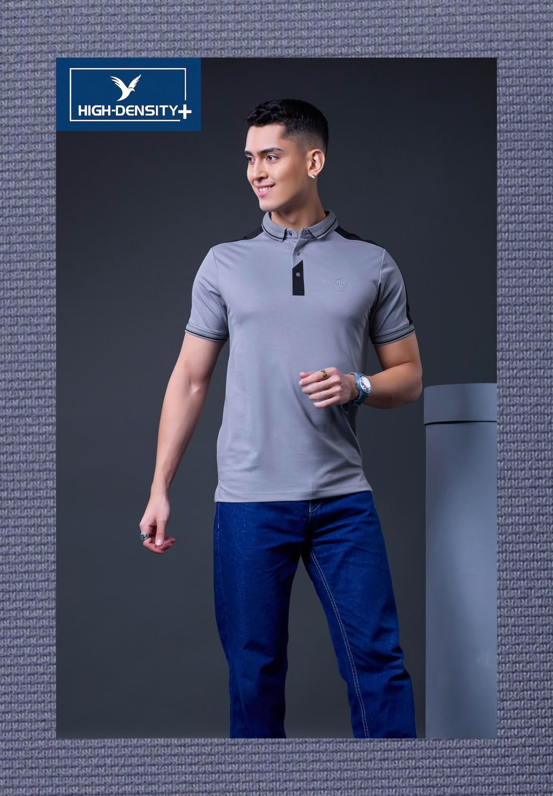 Vol 450 To 457 Dobby High Density Lycra Mens Tshirts Wholesaler