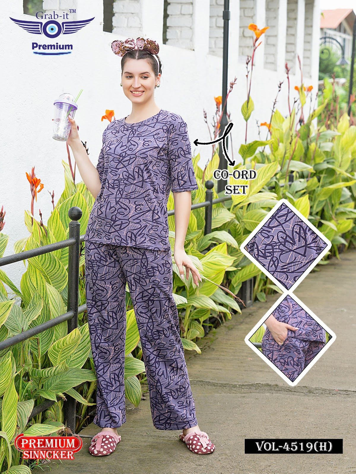 Vol 4519 H Grab It Sinker Co Ord Set Manufacturer Ahmedabad