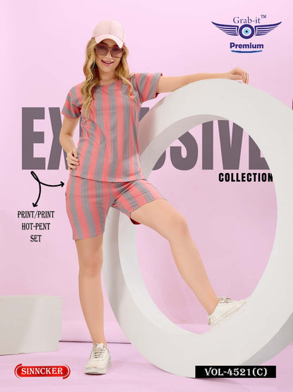 Vol 4521 C Grab It Sinker Shorts Night Suits Manufacturer Gujarat