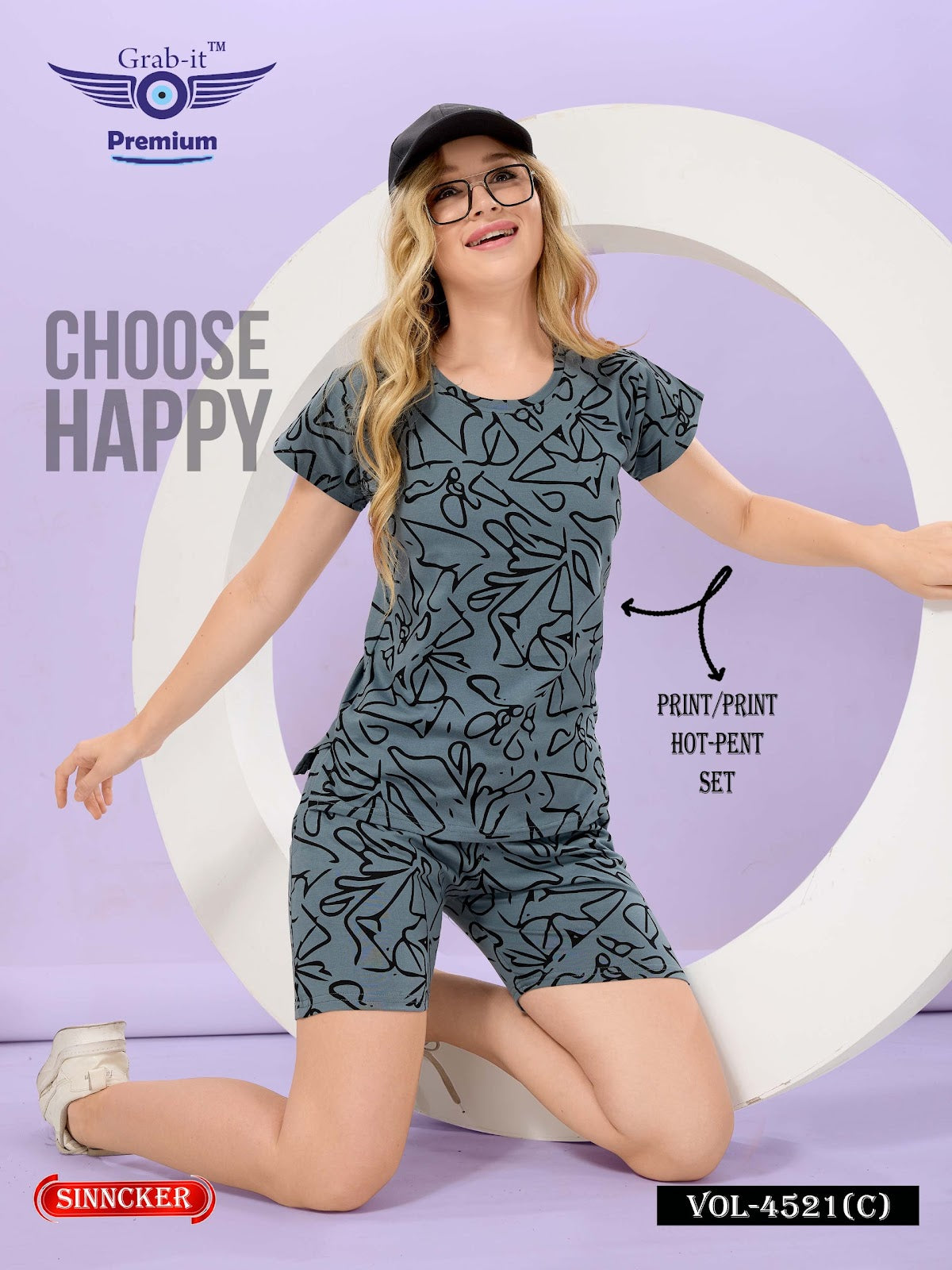 Vol 4521 C Grab It Sinker Shorts Night Suits Manufacturer Gujarat