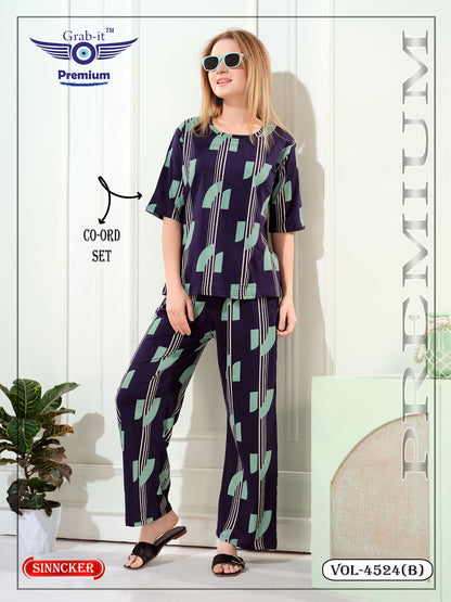Vol 4524 B Grab It Sinker Co Ord Set Exporter Gujarat