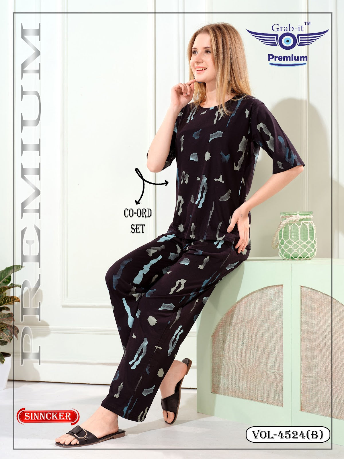 Vol 4524 B Grab It Sinker Co Ord Set Exporter Gujarat