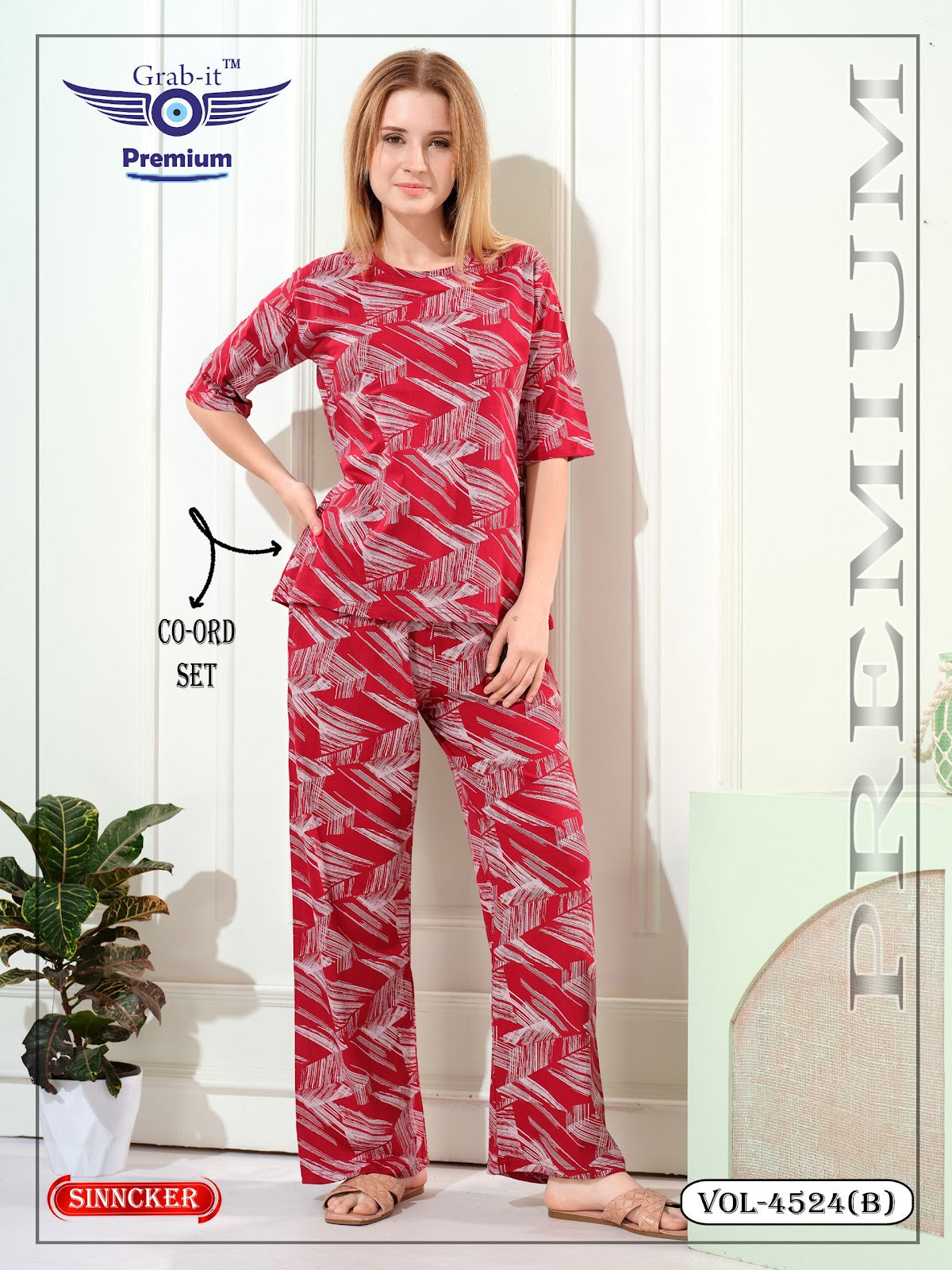Vol 4524 B Grab It Sinker Co Ord Set Exporter Gujarat
