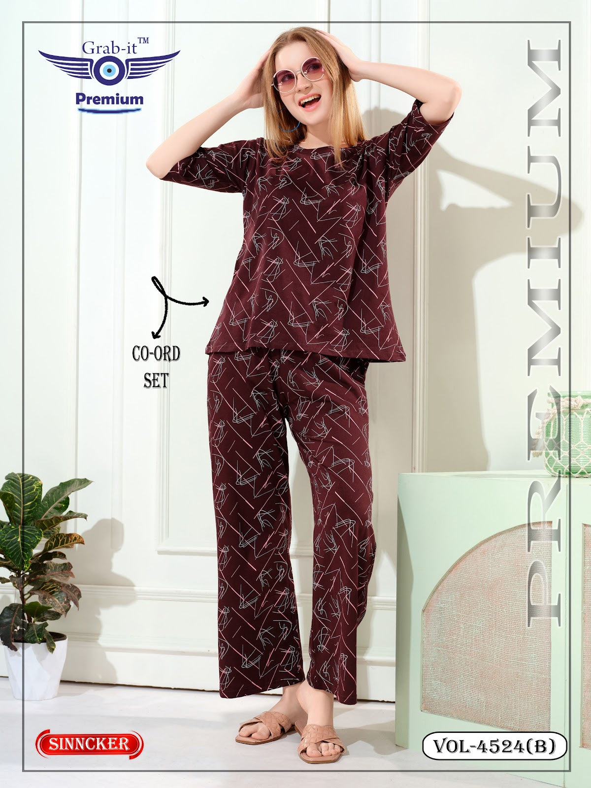 Vol 4524 B Grab It Sinker Co Ord Set Exporter Gujarat