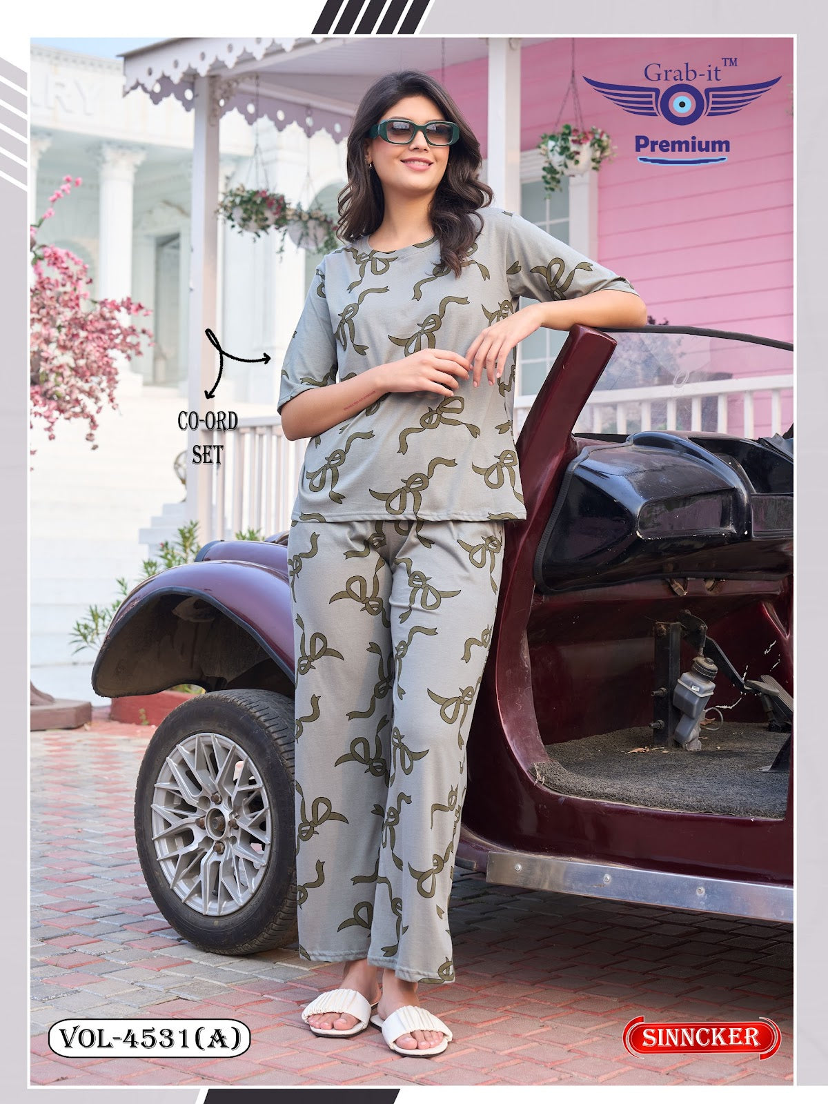 Vol 4531 A Grab It Sinker Co Ord Set Wholesale Price