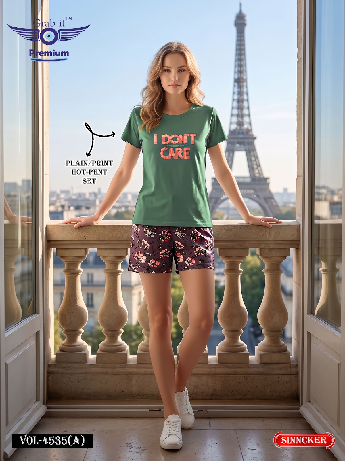 Vol 4535 A Grab It Sinker Shorts Night Suits Supplier India