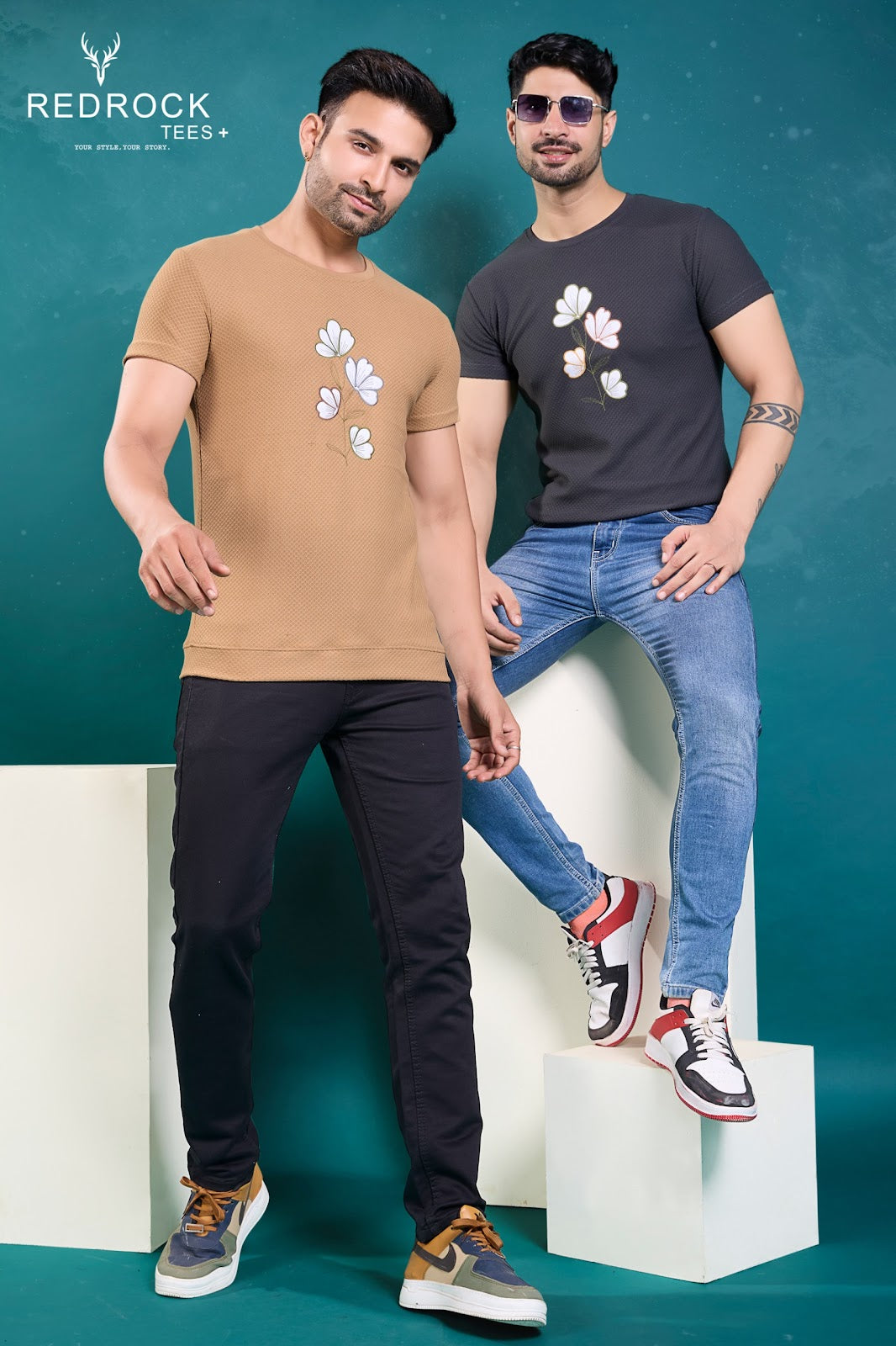 Vol 458 To 465 Redrock Waffle Knit Mens Tshirts Supplier Ahmedabad