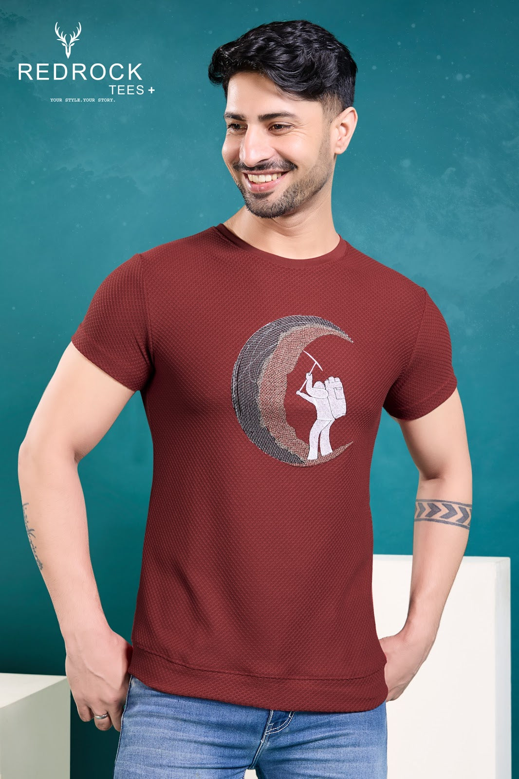 Vol 458 To 465 Redrock Waffle Knit Mens Tshirts Supplier Ahmedabad