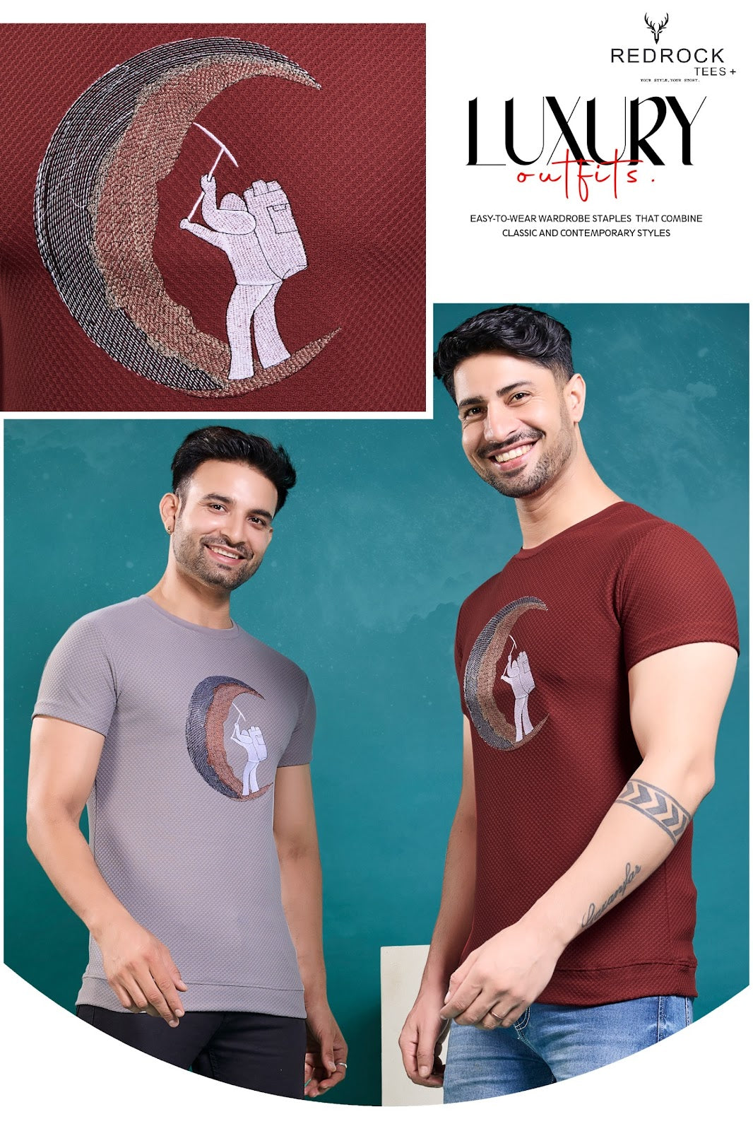 Vol 458 To 465 Redrock Waffle Knit Mens Tshirts Supplier Ahmedabad