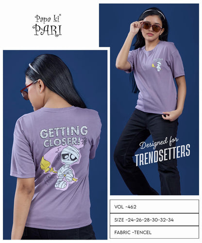 Vol 462 Papa Ki Pari Tencil Girls Top Wholesale Rate
