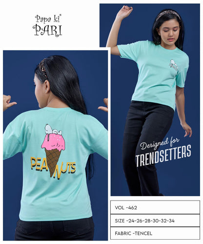 Vol 462 Papa Ki Pari Tencil Girls Top Wholesale Rate
