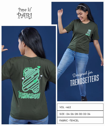 Vol 462 Papa Ki Pari Tencil Girls Top Wholesale Rate