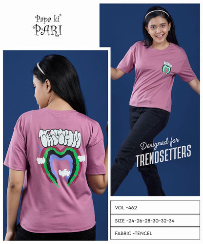 Vol 462 Papa Ki Pari Tencil Girls Top Wholesale Rate