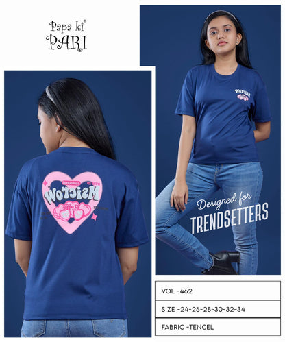 Vol 462 Papa Ki Pari Tencil Girls Top Wholesale Rate