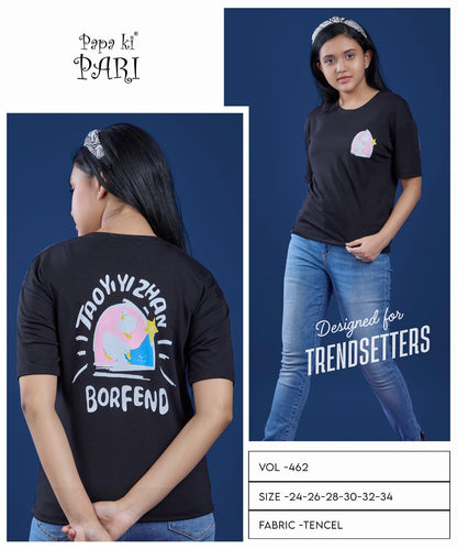 Vol 462 Papa Ki Pari Tencil Girls Top Wholesale Rate