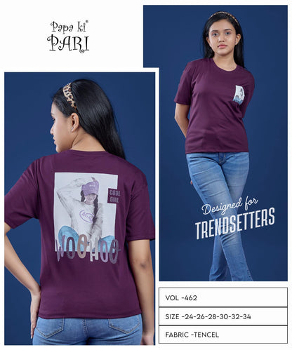 Vol 462 Papa Ki Pari Tencil Girls Top Wholesale Rate
