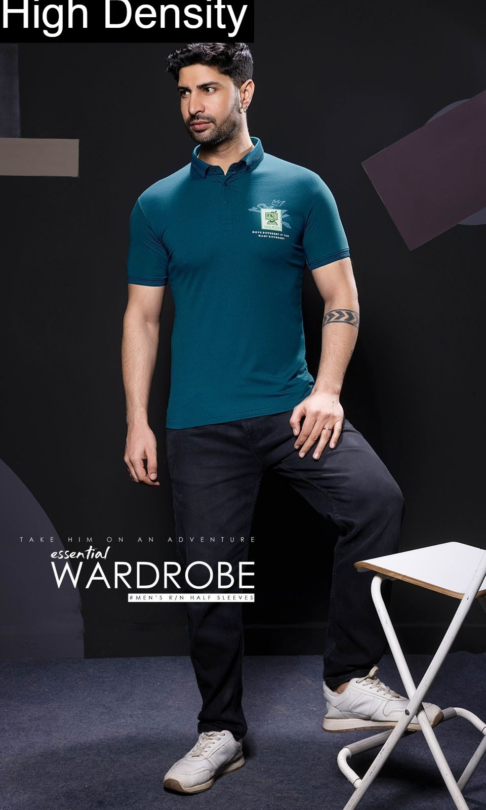 Vol 4636-4643 High Density Tencil Lycra Mens Tshirts Manufacturer India