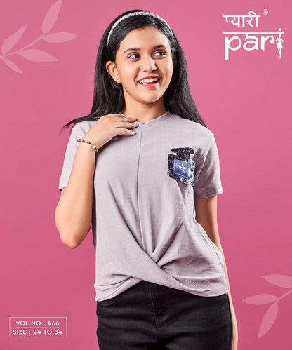 Vol 466 Pyari Pari Imported Girls Top Wholesale