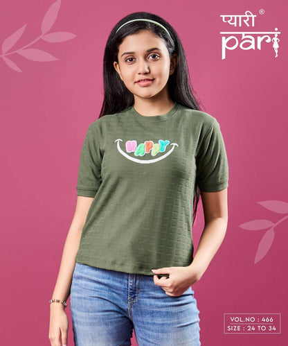 Vol 466 Pyari Pari Imported Girls Top Wholesale