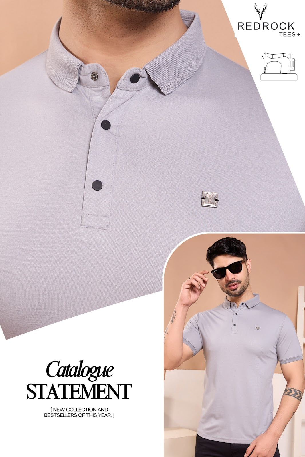 Vol 466 To 473 Redrock Tencil Lycra Mens Tshirts Exporter