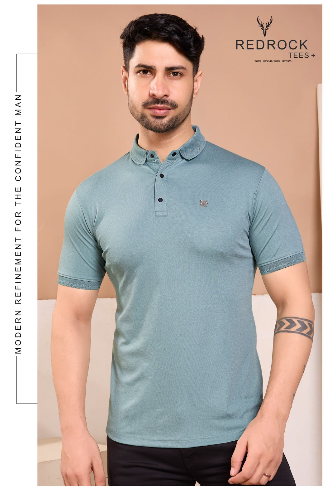 Vol 466 To 473 Redrock Tencil Lycra Mens Tshirts Exporter