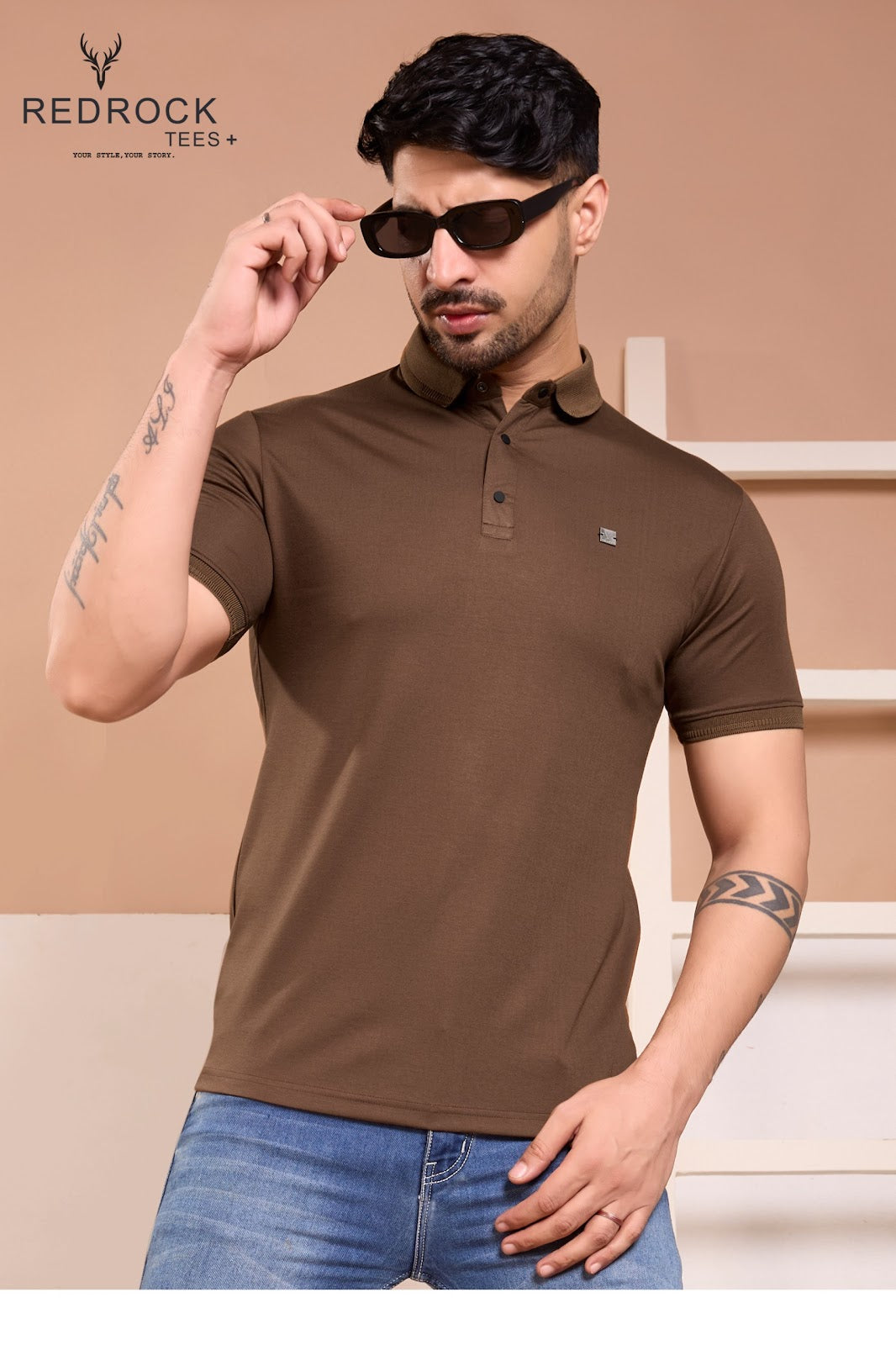 Vol 466 To 473 Redrock Tencil Lycra Mens Tshirts Exporter