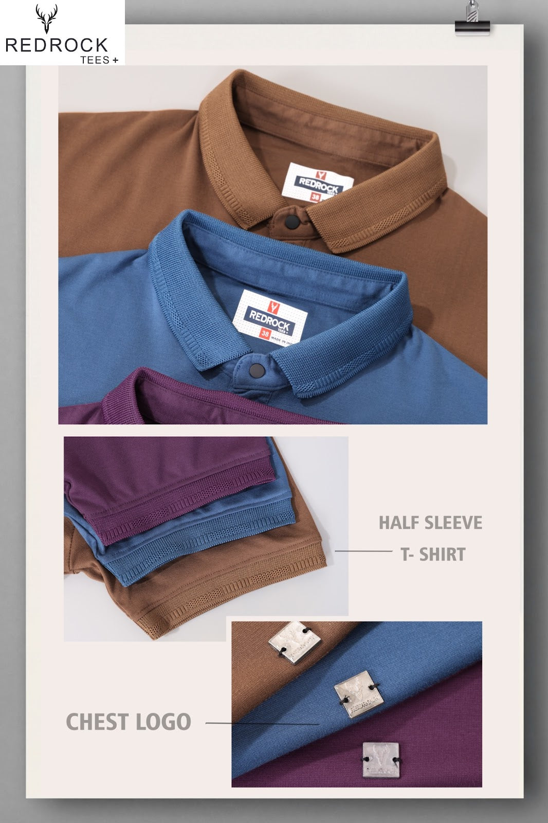 Vol 466 To 473 Redrock Tencil Lycra Mens Tshirts Exporter