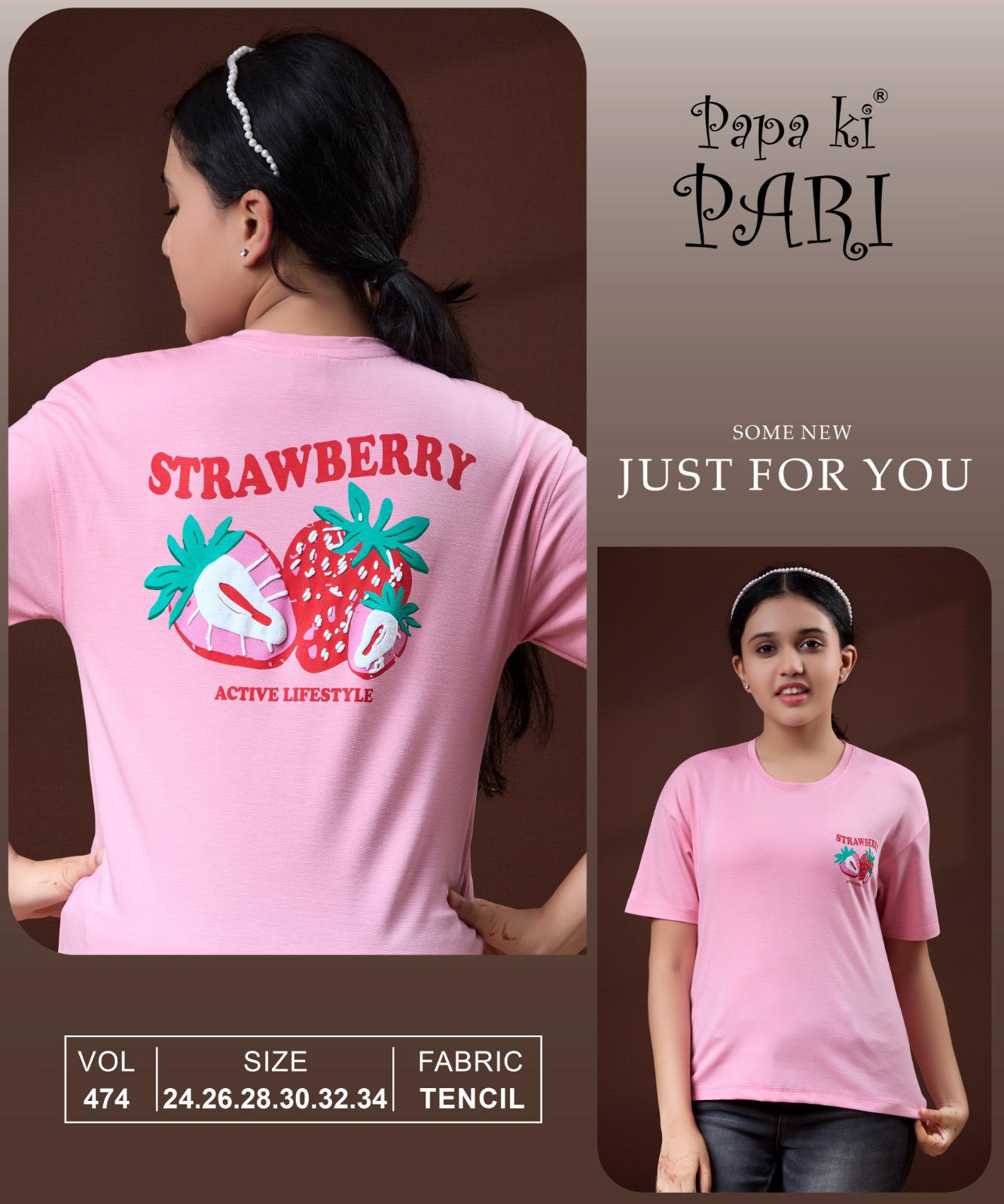 Vol 474 Papa Ki Pari Tencil Girls Top Supplier