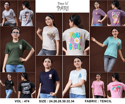Vol 474 Papa Ki Pari Tencil Girls Top Supplier
