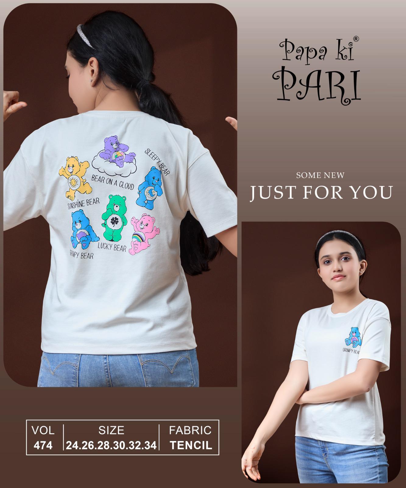 Vol 474 Papa Ki Pari Tencil Girls Top Supplier