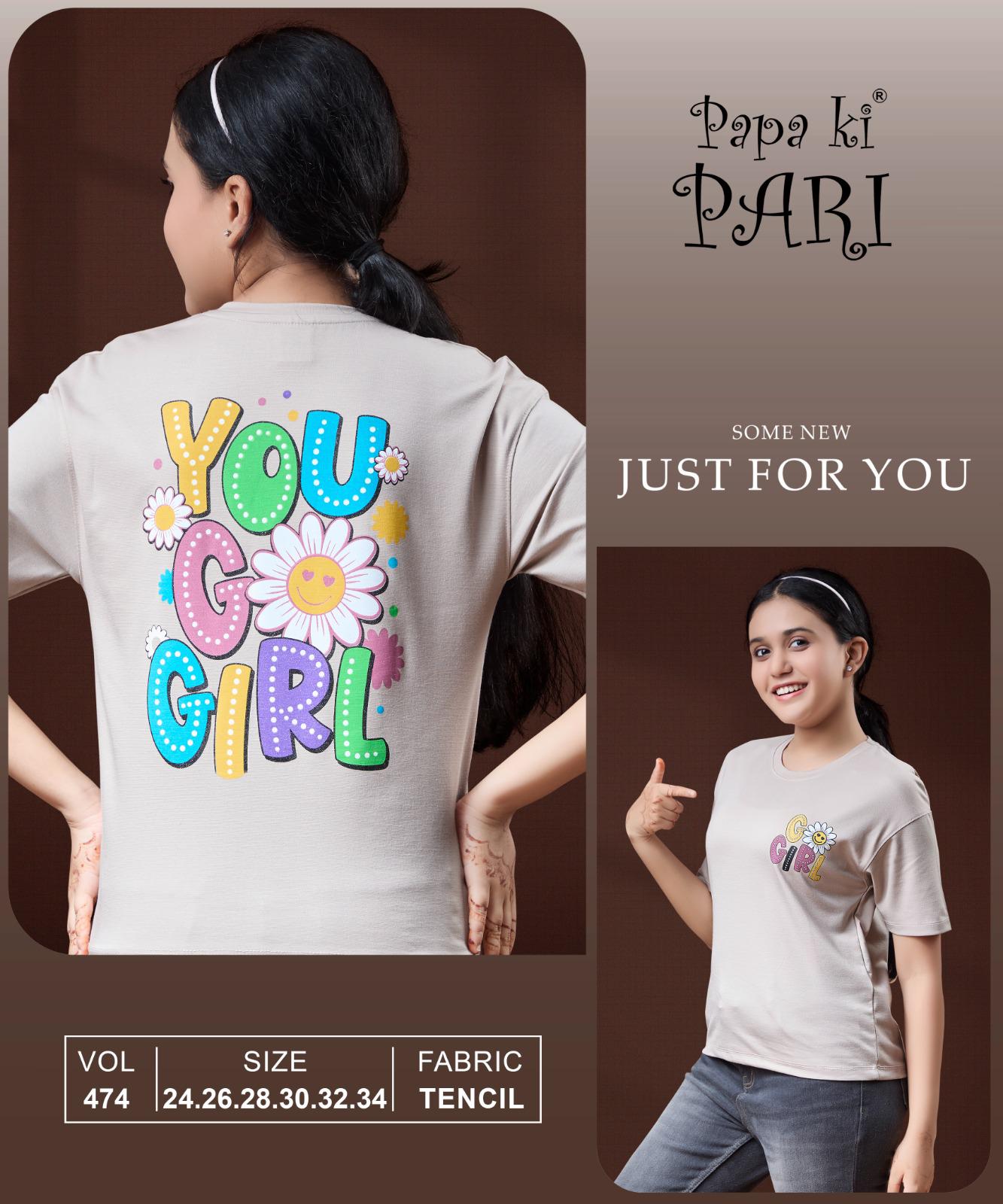 Vol 474 Papa Ki Pari Tencil Girls Top Supplier